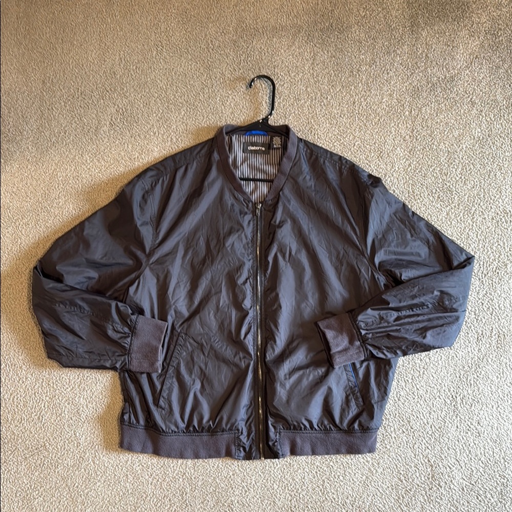 Claiborne Men’s Black Bomber Jacket